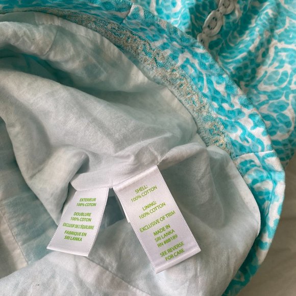 Lilly Pulitzer | McFarlane Shift | Shorely Blue Sea Cups - Picture 6 of 7